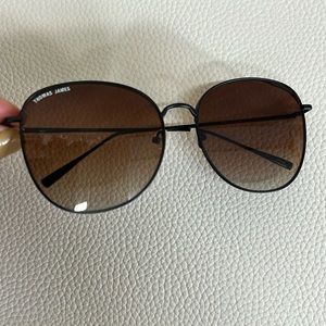 THOMAS JAMES brown ombré sunglasses